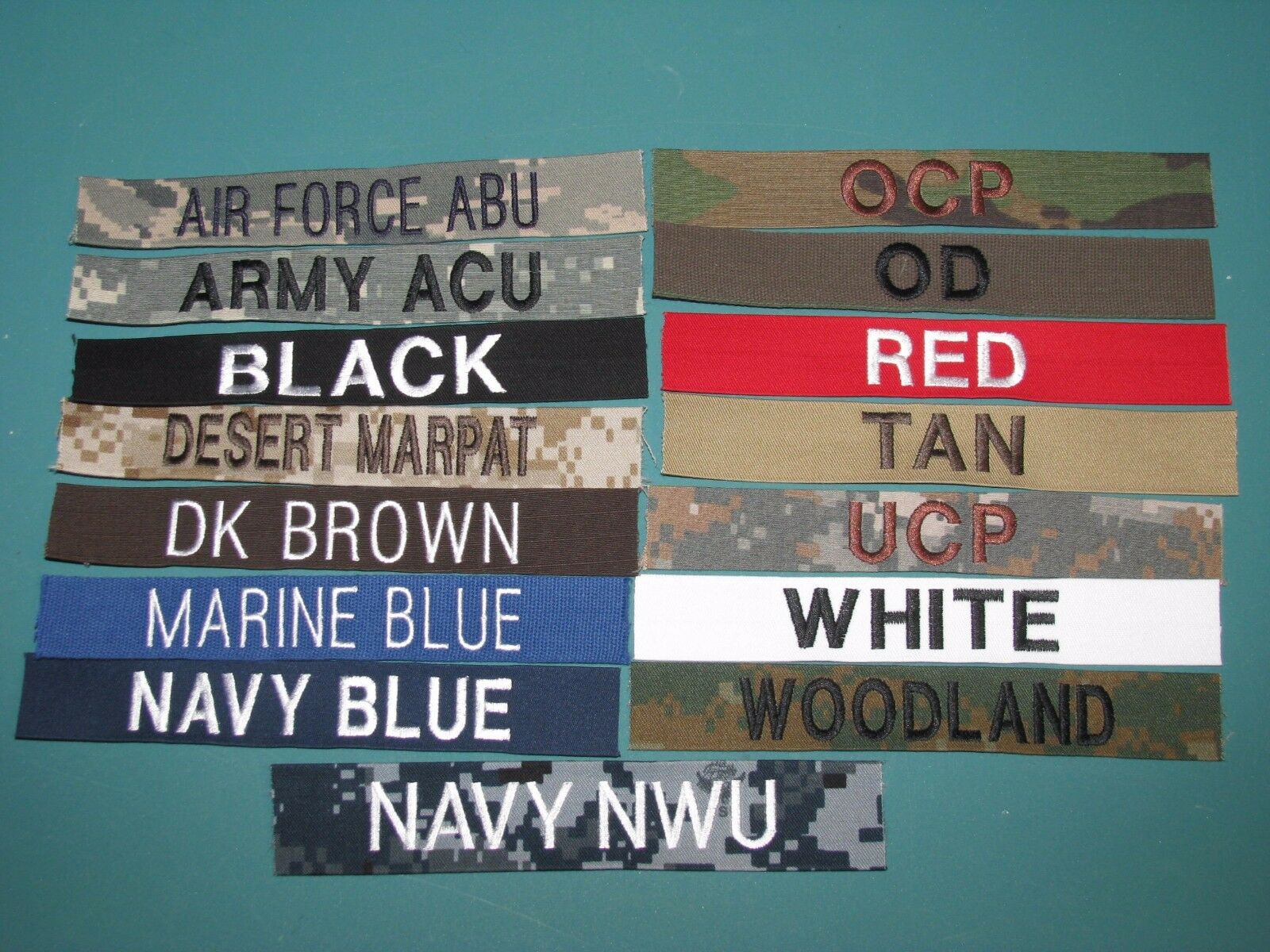 Military Name Tapes Custom Design Army Paintball Marine Civil Air Patrol Crafts